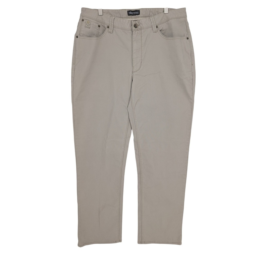 Marmot Pants Mens 36 Tan C97430 Stretch 5-Pocket‎ Outdoor Hiking Khaki Gorpcore